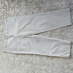Loft Outlet Original Crop Pants 4 Cream Tan